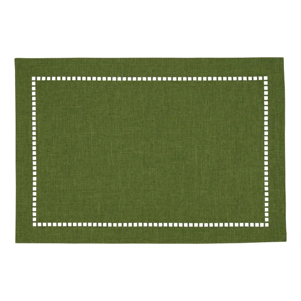 Neith Polyester No Pattern Rectangle Placemat (Set of 4) - Image 2