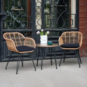 Virgie 2 - Person Patio Conversation Set with Cushions