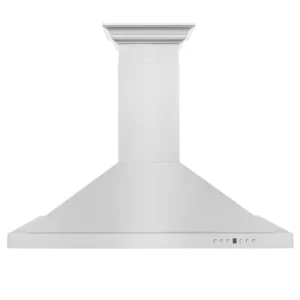 ZLINE Convertible Vent Wall Mount Range Hood with Crown Molding KBCRN-30