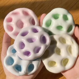 Shapeable Stress Ball Toy Anxiety Relief DIY Squeeze Ball Sensory Toy Portable Soft Stretchy Moldable Ball Pinch Fidget Toy Party Favors